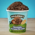 thumbnail image 4 of Ben & Jerry's Non-Dairy Chocolate Caramel Brownie Ice Cream Pint, 16 fl oz, 4 of 9