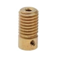thumbnail image 3 of S SERENABLE Roue à Vis Sans Fin en Laiton, Kits d'Arbre de Roue à Vis Sans Fin, Trou de Module 0,5, Diamètre 3 mm, 10 mm, 3 of 7