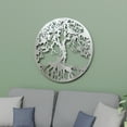 thumbnail image 4 of Natures Tree of Life Stainless Steel Wall Decor in 24" Diameter, 4 of 4