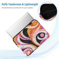 thumbnail image 2 of FORMRS 13-13.3 inch Laptop Sleeve Case Soft Carrying Quilted Computer Bag Cover, Swirling Circles, 2 of 7