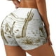 thumbnail image 1 of Fotbe Western Desert Cowboys Shorts Sin Costuras – Shorts Deportivos de Cintura Alta para Mujer, Elásticos para Gimnasio, Yoga, Running o Ciclismo-Large, 1 of 8
