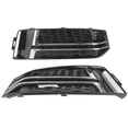 thumbnail image 4 of Rejilla inferior para parachoques delantero, 2 unidades, color negro, 8W0807681F, compatible con A4, S4, B9 (2016-2018), 4 of 14