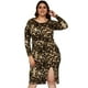 thumbnail image 1 of Vestido Roman Fashion strech tallas extras 4259 Animal print multicolor 38, 1 of 7