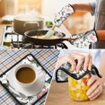 thumbnail image 4 of Cute Dinosaur Pattern Kitchen Oven Mitt and Pot Holder Sets 2 Pcs for Baking, Cooking and Grilling, Heat Resistant Up To 392 °F, 4 of 7