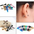 thumbnail image 1 of 1PCS Clous à Vis en Acier Inoxydable pour Perçage Unisexe Forme d'Oreille Punk Anti-Allergie, 1 of 8