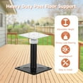 thumbnail image 4 of 8 PCS Adjustable Floor Jacks, Heavy Duty Metal Post Floor Support, 5-8 in Deck Foundation Lift Support, Level Support Floor Straightener, 4 of 4