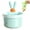 Blue, variant on Pekkaxy Sink Strainer with Rabbit Ears, 3.5 in Long, One-Touch Waste Disposal, Hygienic Kitchen Cleanup for Standard Drains