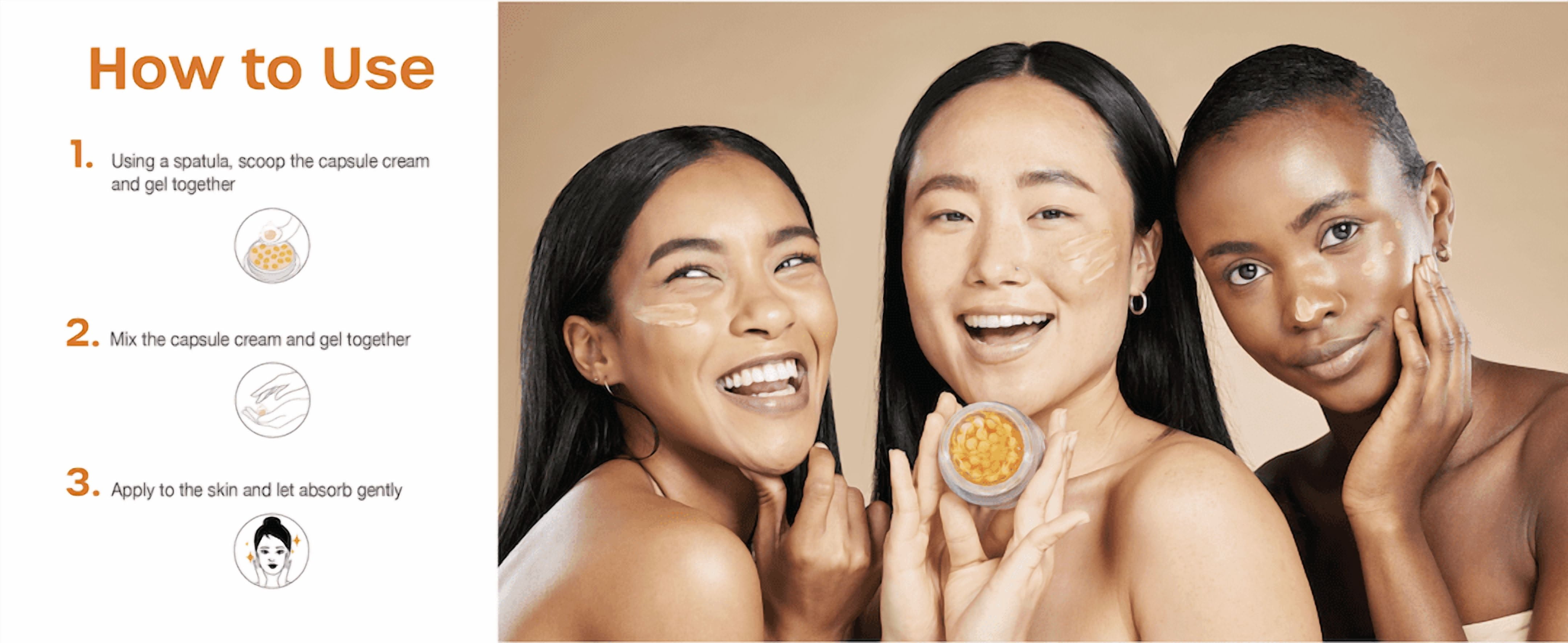 My iN.gredients Vitamin Complex Capsule Cream - Brightening & Nourishing Cream for All Skin Types (30ml)
