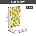 thumbnail image 2 of 2Pack Acrylic Bookends Clear L-Shaped Book Holders with Non-Slip Pads Sturdy Durable Book Stoppers for Shelves, Office, School, Library, Home Desk Decor Light Green Apple Harvest, 2 of 6