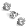 thumbnail image 1 of Tuercas en T de acero inoxidable para muebles y más (m6 x 8 mm, 100 piezas), 1 of 5