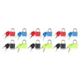 thumbnail image 1 of Maytalsory 4pcs Alloy Small Yet Strong Suitcase Locks For Added Security Stylish Small Padlocks For Suitcases 3Set, 1 of 6