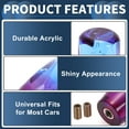 thumbnail image 6 of Unique Bargains 20cm Gear Shifter Knob Acrylic Car for Automatic and Manual Vehicle with 2 Adapter Blue Purple 1 Set, 6 of 7