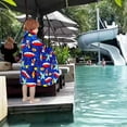 thumbnail image 5 of Print Sherpa Cotton Kids Beach Towel - Super Soft 48"x24" Quick-Dry Bath Pool Towel for Boys Girls, 5 of 10