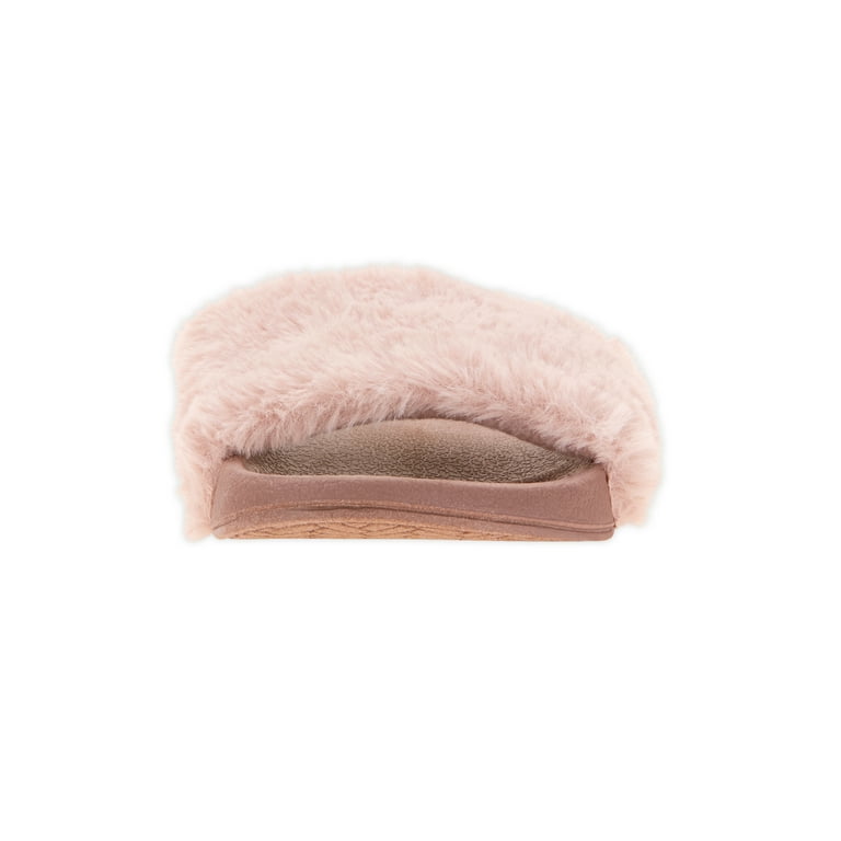 Time and Tru Women s Fur Slide Walmart