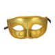 thumbnail image 3 of Máscara de media cara Máscara de con correa elástica Accesorios de disfraces de baile de graduación brillante Cubierta facial Escudo facial Dorado Sunnimix Cubierta de media cara, 3 of 7