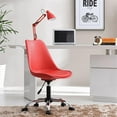 thumbnail image 6 of Home Square 2 Piece Armless Faux Leather Office Chair Set in Red, 6 of 6