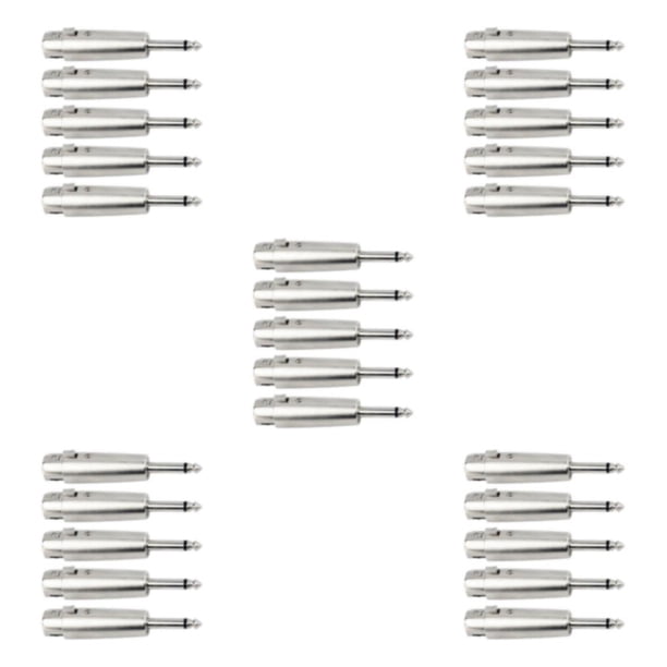 Matsuzay Adaptador duradero y fiable de 5 piezas para cabezal Kanon - calibraciones convenientes incluidas Adaptador de audio plateado 9,3*2,16 Type2 NO2