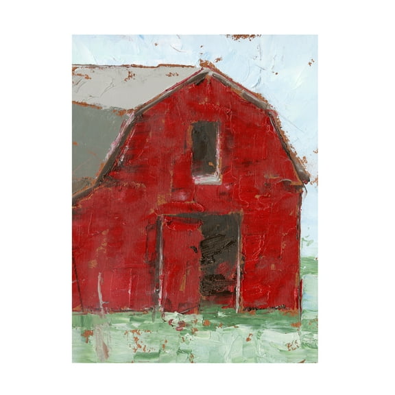 Ethan Harper 'Big Red Barn I' Canvas Art
