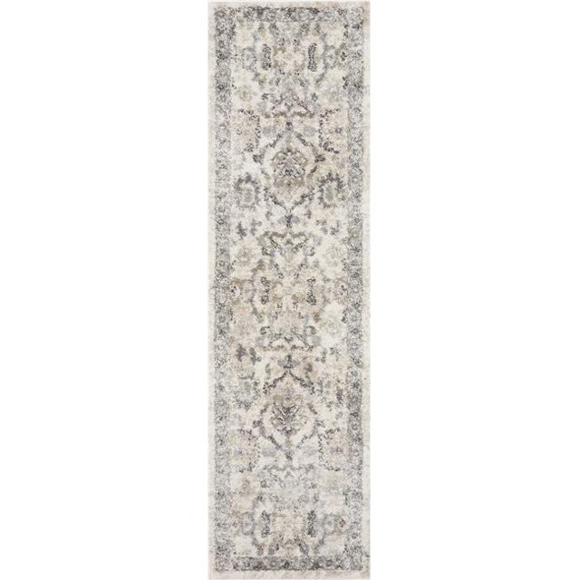 HomeRoots 353868 2 ft. 2 in. x 7 ft. 6 in. Runner Polypropylene Ivory Area Rug