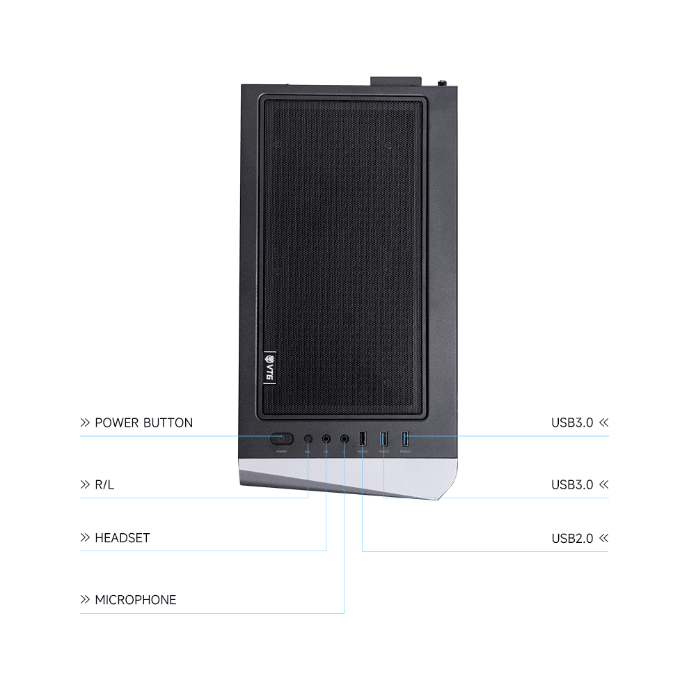 IPASON Gaming Desktop PC Ryzen7 5700X (8 Core up to 4.6GHz 7nm)32GB RAM, 1TB SSD NVMe,NVIDIA RTX4060,650W PSU,Windows 11 Home 64-bit
