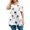 White, variant on TQWQT Plus Size Womens Tops Sexy Summer Short Sleeve Tee Shirt Tops Floral Graphic T-Shirt Crewneck Shirts Loose Fit Casual Tunics Blouses Black XL