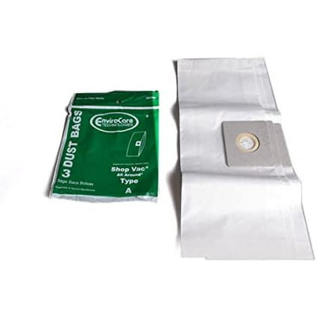 

Shop Vac Type A 1.5 Gallon Vacuum Cleaner Replacement 6 Paper Bags // 360SW
