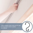thumbnail image 4 of Koolleo 12pcs Curtain Holdback Curtain Hook Bathroom Shower Hook Drape Hook Fixing Hanger, 4 of 6
