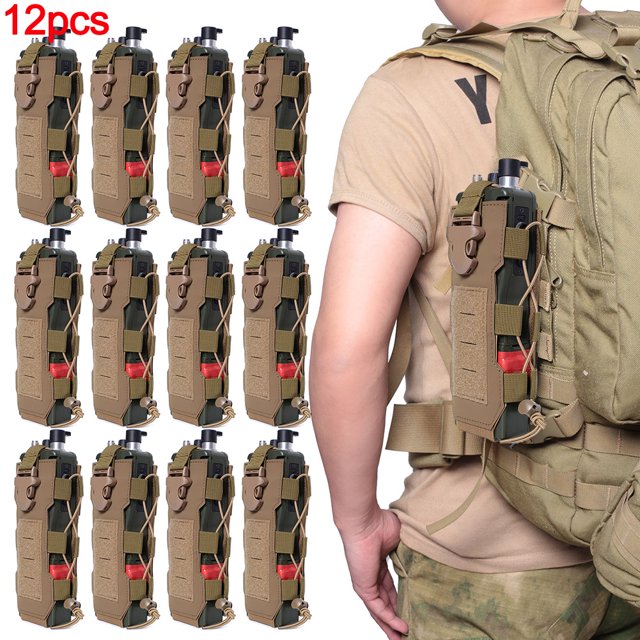 DQrwqpou Molle para Botella para Camping Senderismo Hervidor (barro)