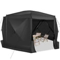 thumbnail image 3 of COBIZI 15x15 Pop up Gazebo Extra Large Screen Tent, 8-Sided Screen House for Camping, Camping Outdoor Screened Gazebo with 7 Sidewalls, Portable Hub Tent with Carrying Bag and Ground Stakes, Black, 3 of 8