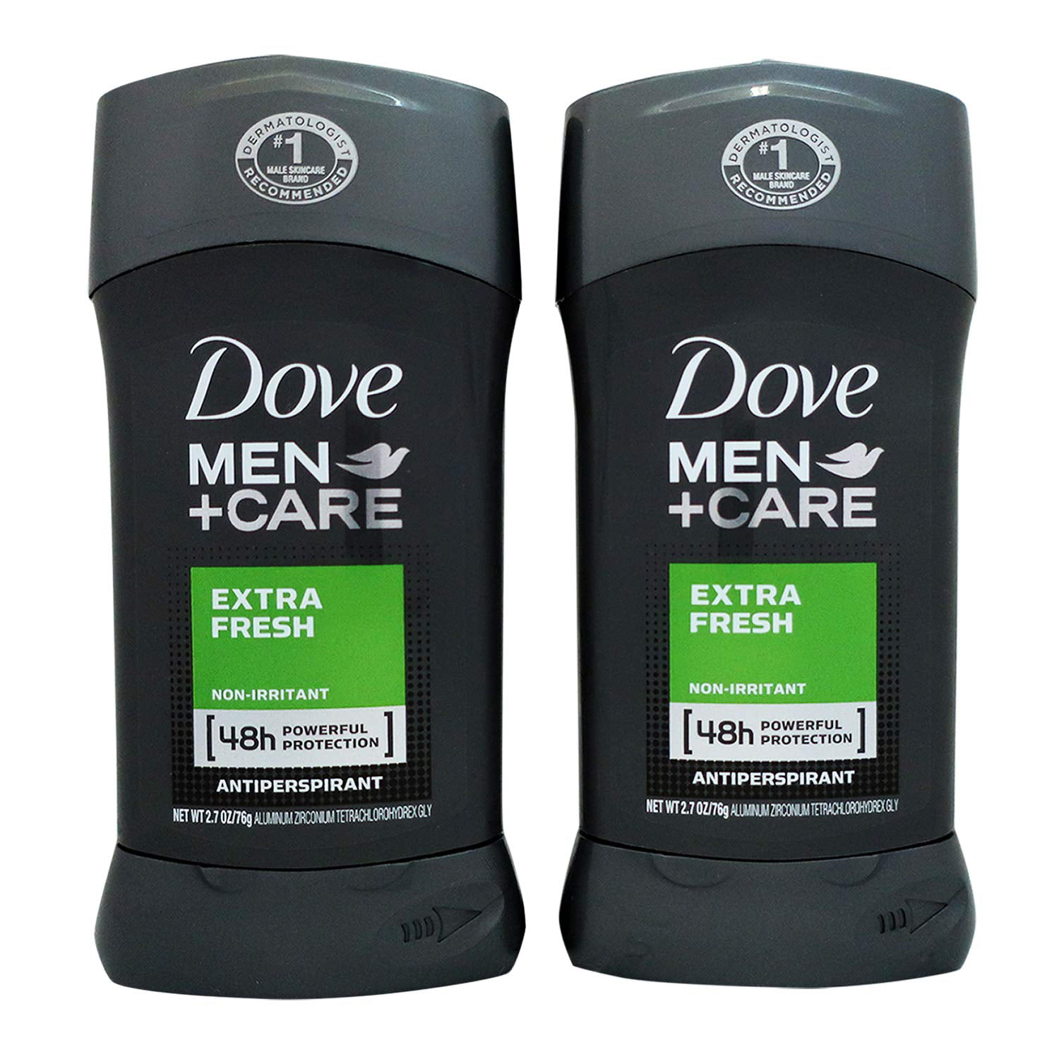 Wiskundige stijfheid Schotel Dove Men+Care Antiperspirant Deodorant 48-Hour Wetness Protection Extra  Fresh Non-Irritant Deodorant for Men 2.7 oz, 2 Pack - Walmart.com