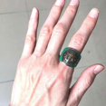 thumbnail image 3 of Saudi Arabia Embelm Palm Tree Sword ring islam muslim jewelry, 3 of 5