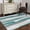 Blue, variant on Round Area Rug 6 Ft, Sage Green Washable Non-Slip Circle Carpet for Living Room/Bedroom, Modern Abstract Grey Striped Art Low-Profile Indoor Mats Collection Rugs for Residential
