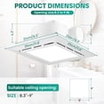 thumbnail image 3 of Extractor de baño con luz Skykart 9.8in 120 m³/h, 3 of 9