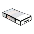 thumbnail image 2 of Fmbmuo Under Bed Storage , Reusable Clear Zippered Plastic Clothes Storage Bags Blanket Storage Bags For Quilts Bedding Clothes, 2 of 6