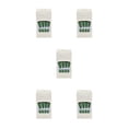 thumbnail image 2 of Vogacara 1 juego de puntas francesas Prensa en las uñas Extensión de color sólido Extra largo Artificial Extraíble Kit de manicura para H33-verde pegamento, gelatina 5Conjunto, 2 of 6