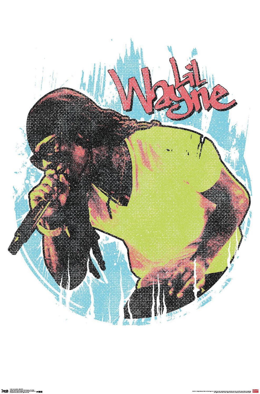 Lil Wayne - Splatter Wall Poster, 22.375" x 34"