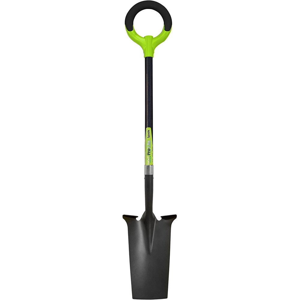 Radius Garden 25102 Pro-Lite Carbon Steel Spade, Green - Walmart.com