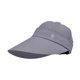 thumbnail image 5 of Sombrero para el sol Sombrero de protección solar Sombrero ligero transpirable de moda Sombrero con visera portátil para Gris oscuro, 5 of 9