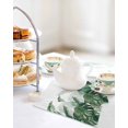 thumbnail image 4 of Palm Leaves Tropical Kitchen Dish Towels for Drying Dishes Set of 4, Green Botanical Summer Waffle Weave Microfiber Hand Tea Bathroom Towels Quick Dry & Absorbent Towel 12x12, 4 of 7