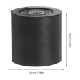thumbnail image 2 of unbranded 2Ud Deslizantes Con Rodamiento Negro Para Muebles Accesorios Y Puerta Con Alta Resistencia, 2 of 8