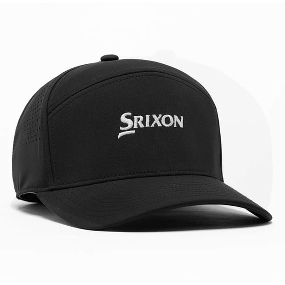 Srixon Flat Front Tech Hat (Black, Adjustable) Golf 2026 NEW