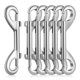 thumbnail image 1 of TEHAUX 6Ud Clips Doble Extremo De Metal Para De Perro Con Resistente Y Acabado Plateado, 1 of 7