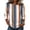 Orange, variant on JULMCOMO Shirts for Women Vertical Striped Crew Neck 3/4 Sleeve Casual T Shirts Loose Fit Comfy Trendy Summer Basic Tees Hot Pink 2XL