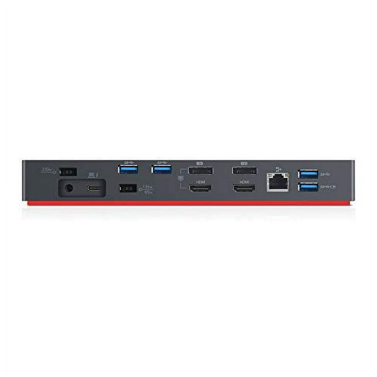 Lenovo ThinkPad Thunderbolt 3 Dual Monitor Laptop Docking Station