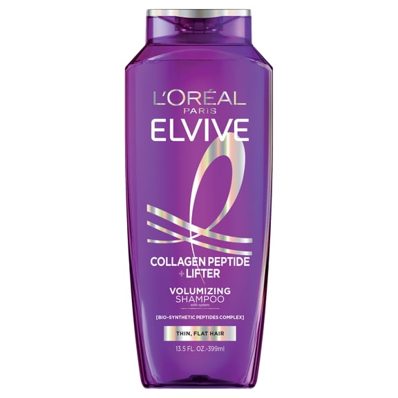 L'Oreal Paris Elvive Collagen Peptide plus Lifter 72h Volumizing Shampoo 13.5 fl oz