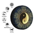 thumbnail image 4 of Naloa Yin And Yang Mandala PVC Leather Spare Tire Wheel Cover Spare Tire Cover, for Car Truck SUV Camper Trailer Universal Fit(14-17in)-14 inch, 4 of 6