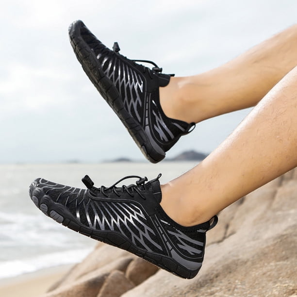 Zapatos Acuaticos Aquashoes Aqua Shoes Transpirable Buceo Sneaker Vadear para Lago Senderismo (40) Negro Likrtyny Tenis De Mujer Tenis De Hombre