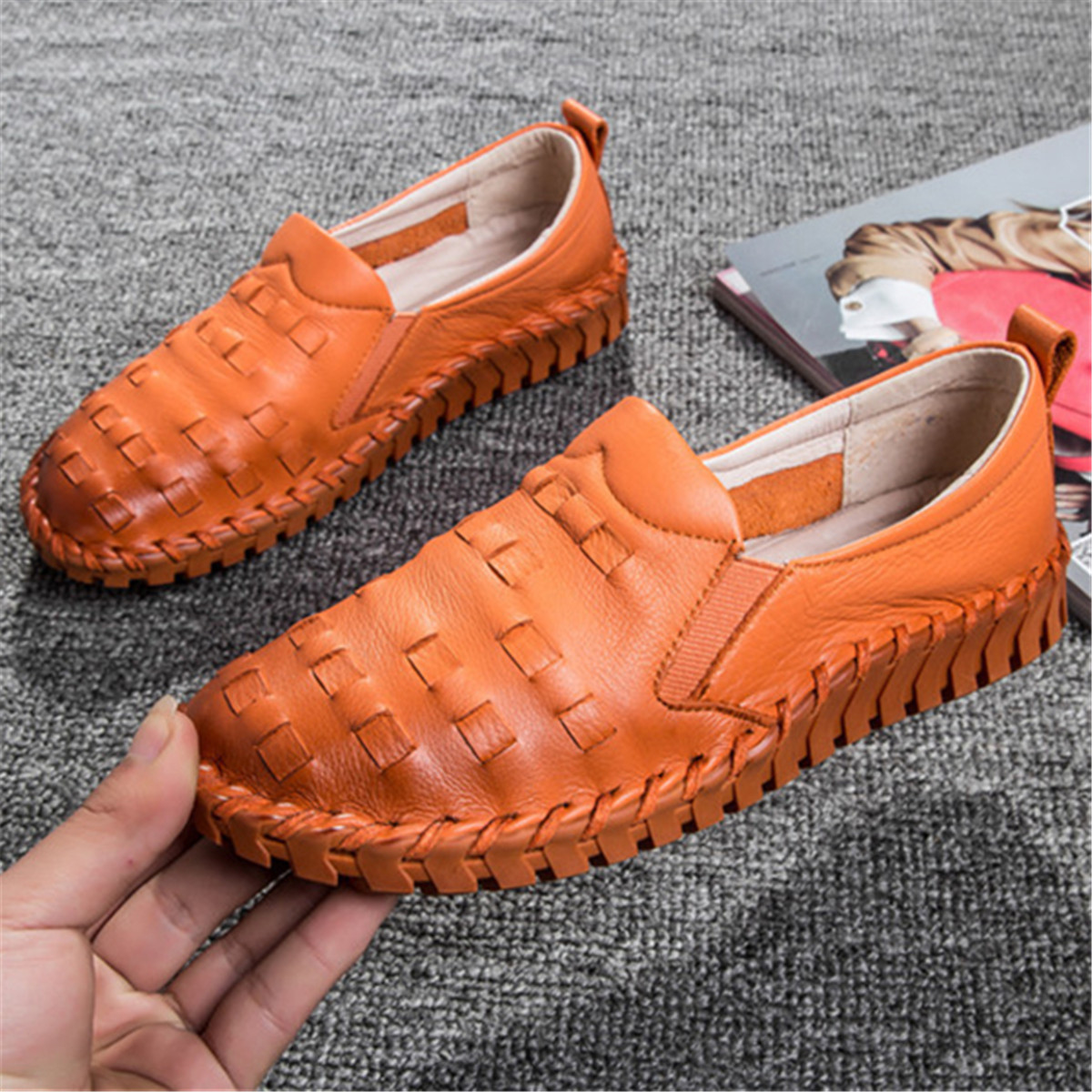 womens leather loafers canada