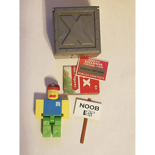 Roblox Series 1 Classic Noob Action Figure Mystery Box Virtual Item Code 2 5 Walmart Com Walmart Com - how to look like a noob on roblox mobile free