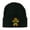 Black, variant on Gingerbread Man with Candy Cane Embroidered Beanie - Black OSFM